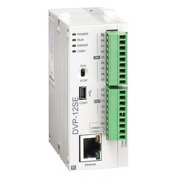 Контролер (Relay) 8DI 4DO 24V DC 12 Point DVP12SE11R фото