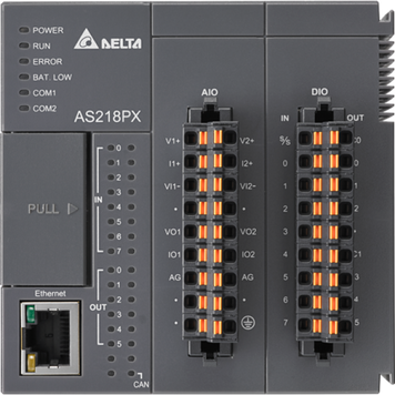 Процесорний модуль 8 DI/ 6 DO / 2 AI / 2AO AS218PX-A фото
